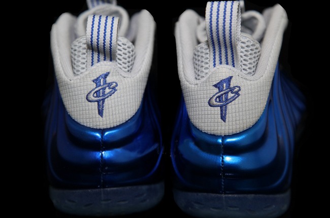 Nike Air Foamposite One Chaussures Hommes blanc bleu (3)